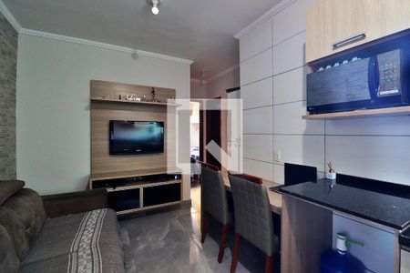 Sala de apartamento à venda com 2 quartos, 80m² em Jardim Las Vegas, Santo André