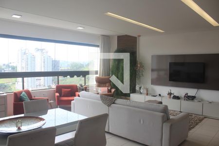 Sala de apartamento à venda com 3 quartos, 111m² em Vila da Serra, Nova Lima