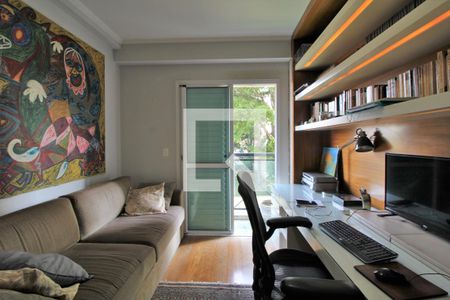 Quarto - escritório de apartamento à venda com 4 quartos, 170m² em Jardim Santo Amaro, São Paulo