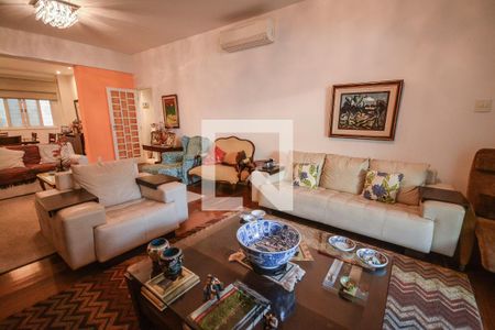 Sala de casa para alugar com 6 quartos, 362m² em Cosme Velho, Rio de Janeiro