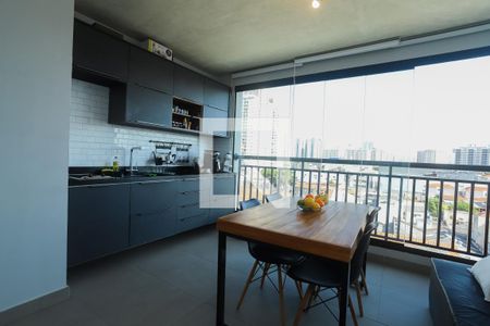 Cozinha de kitnet/studio à venda com 1 quarto, 30m² em Bom Retiro, São Paulo
