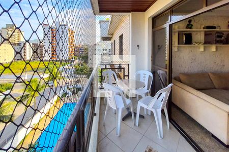 Sala - Varanda de apartamento para alugar com 4 quartos, 128m² em Loteamento João Batista Julião, Guarujá