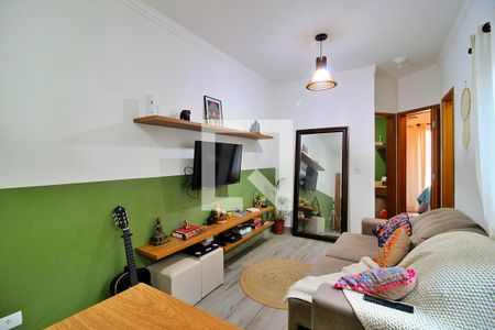 Sala de apartamento para alugar com 2 quartos, 50m² em Vila Alzira, Santo André