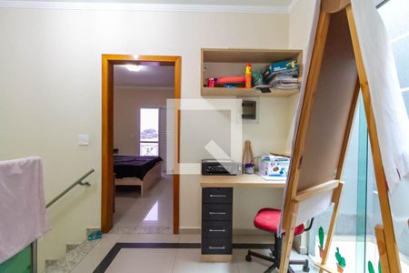 Hall das suítes de casa à venda com 3 quartos, 235m² em Centro, São Bernardo do Campo