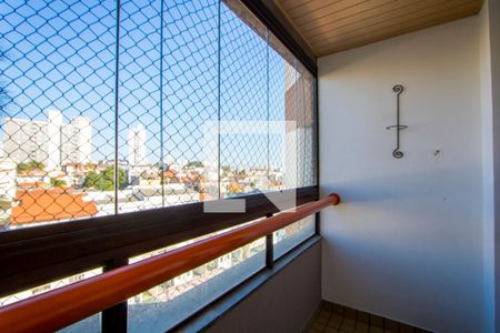 Varanda da sala de apartamento para alugar com 2 quartos, 81m² em Vila Valparaíso, Santo André