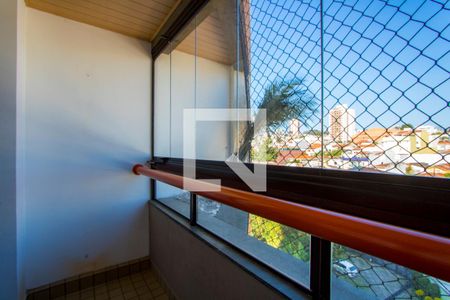 Varanda da sala de apartamento para alugar com 2 quartos, 81m² em Vila Valparaíso, Santo André