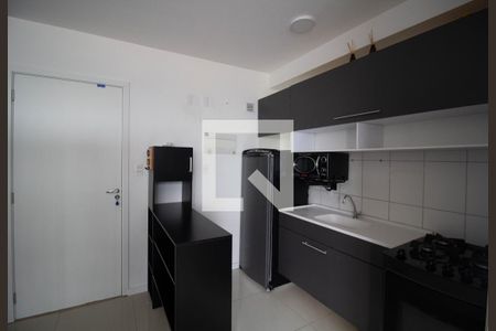 Cozinha de apartamento à venda com 1 quarto, 25m² em Vila Campanela, São Paulo