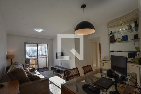 Sala de apartamento à venda com 3 quartos, 70m² em Cidade Monções, São Paulo