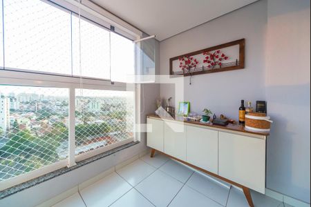 Varanda da Sala de apartamento à venda com 2 quartos, 62m² em Jardim, Santo André