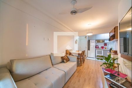 Sala de apartamento à venda com 2 quartos, 62m² em Jardim, Santo André