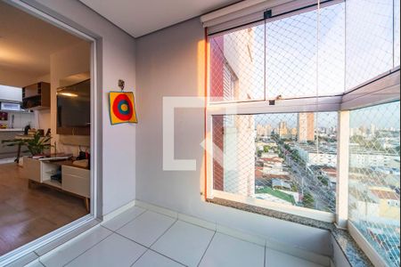 Varanda da Sala de apartamento à venda com 2 quartos, 62m² em Jardim, Santo André