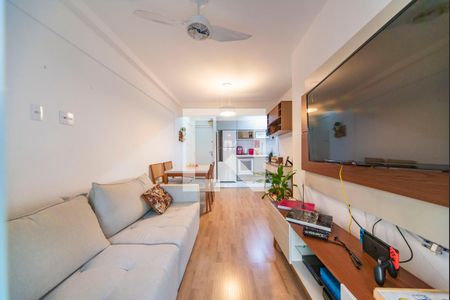 Sala de apartamento à venda com 2 quartos, 62m² em Jardim, Santo André