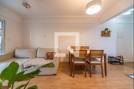 Sala de apartamento à venda com 2 quartos, 62m² em Jardim, Santo André