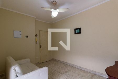 Sala de apartamento para alugar com 1 quarto, 40m² em Boqueirão, Praia Grande