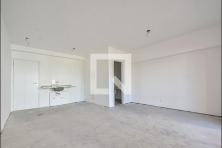 Sala  de apartamento para alugar com 1 quarto, 42m² em Campo Belo, São Paulo