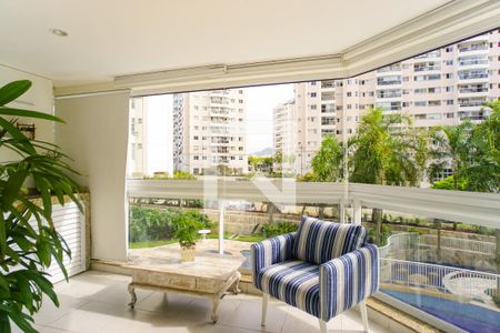 Varanda da Sala de apartamento à venda com 3 quartos, 83m² em Recreio dos Bandeirantes, Rio de Janeiro