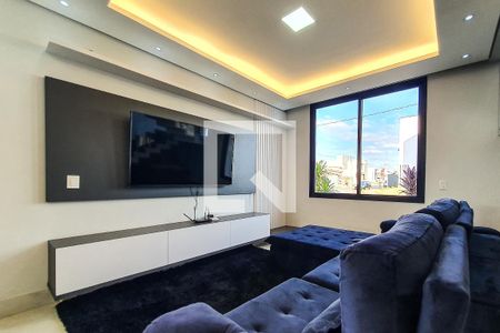 Sala de TV de casa de condomínio para alugar com 4 quartos, 265m² em Parque Brasil 500, Paulínia