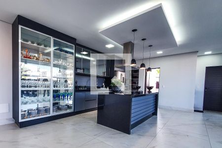 COZINHA de casa de condomínio para alugar com 4 quartos, 265m² em Parque Brasil 500, Paulínia