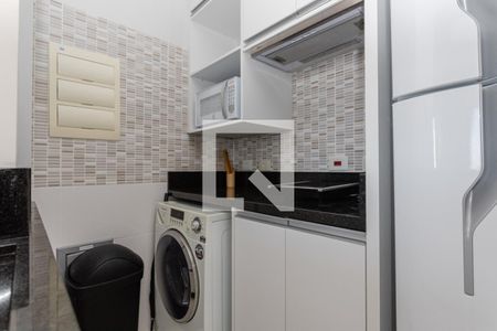 Cozinha de apartamento para alugar com 1 quarto, 36m² em Centro, Curitiba