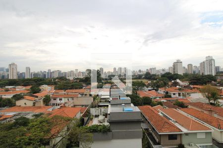 Vista da varanda de apartamento à venda com 1 quarto, 35m² em Brooklin Paulista, São Paulo