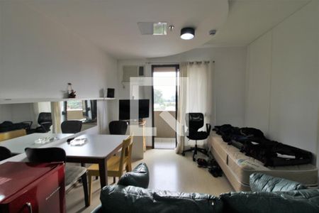 Sala de apartamento à venda com 1 quarto, 35m² em Brooklin Paulista, São Paulo