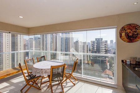 Varanda da Sala de apartamento à venda com 2 quartos, 70m² em Vila Gertrudes, São Paulo