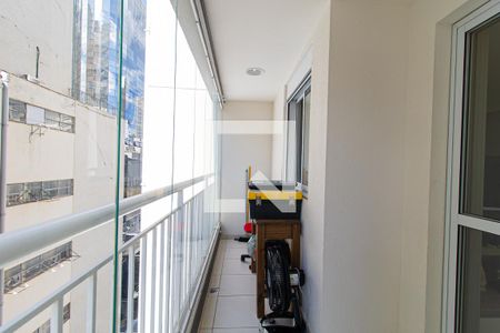 Varanda de kitnet/studio para alugar com 1 quarto, 36m² em República, São Paulo