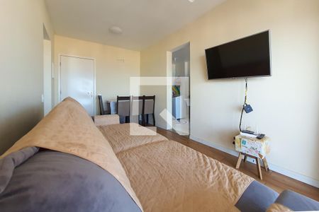 Sala de apartamento para alugar com 2 quartos, 67m² em Parque Enseada, Guarujá