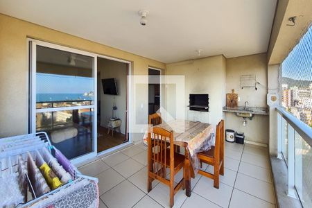 Sala - Varanda de apartamento para alugar com 2 quartos, 67m² em Parque Enseada, Guarujá