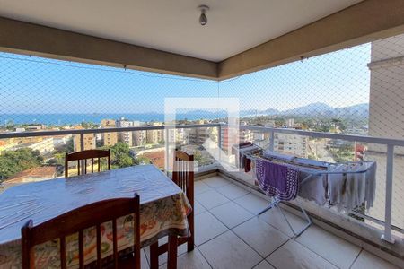 Sala - Varanda de apartamento para alugar com 2 quartos, 67m² em Parque Enseada, Guarujá