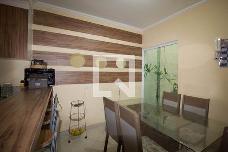 Sala de Jantar de casa à venda com 3 quartos, 126m² em Jardim Laone, São Paulo