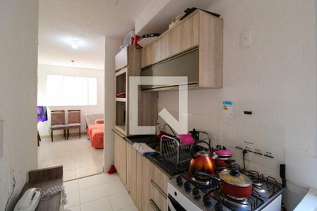 Cozinha de apartamento para alugar com 2 quartos, 33m² em Rio Branco, Canoas