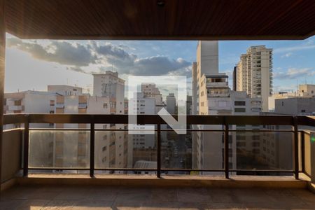 Varanda de apartamento à venda com 4 quartos, 206m² em Itaim Bibi, São Paulo