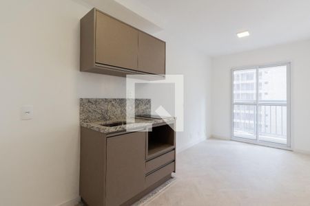 Cozinha de apartamento para alugar com 1 quarto, 31m² em Pinheiros, São Paulo