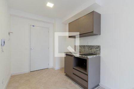 Cozinha de apartamento para alugar com 1 quarto, 31m² em Pinheiros, São Paulo