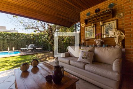 Vista da Sala de casa de condomínio para alugar com 4 quartos, 416m² em Residencial Tres (alphaville), Santana de Parnaíba