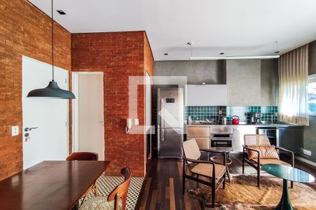 Sala de apartamento para alugar com 1 quarto, 47m² em Morumbi, São Paulo