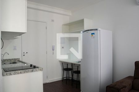 Cozinha de kitnet/studio para alugar com 1 quarto, 25m² em Santana, São Paulo