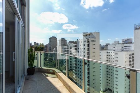 Varanda da Sala de apartamento à venda com 4 quartos, 228m² em Vila Nova Conceição, São Paulo