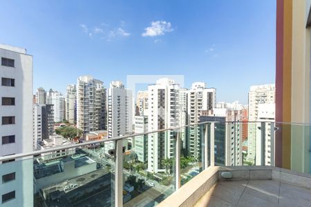 Varanda da Sala de apartamento à venda com 4 quartos, 228m² em Vila Nova Conceição, São Paulo
