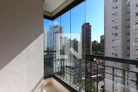 Varanda da Sala de apartamento para alugar com 2 quartos, 64m² em Jardim Parque Morumbi, São Paulo