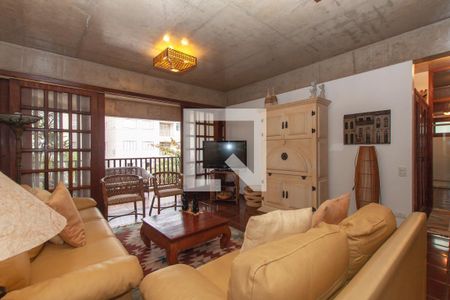 Sala de apartamento para alugar com 4 quartos, 147m² em Jardim Las Palmas, Guarujá