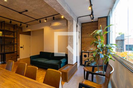 Sala de apartamento para alugar com 2 quartos, 70m² em Consolação, São Paulo