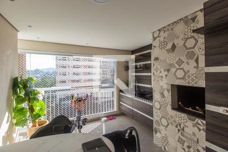 Varanda gourmet de apartamento à venda com 2 quartos, 107m² em Dezoito do Forte Empresarial/alphaville., Barueri