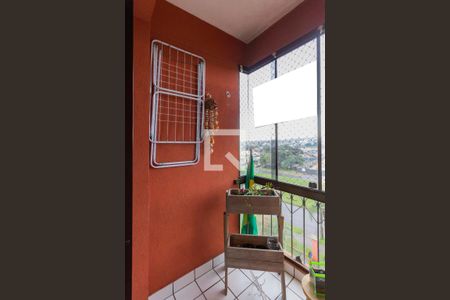 Varanda com Churrasqueira de apartamento para alugar com 3 quartos, 63m² em Sarandi, Porto Alegre