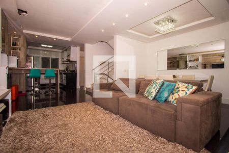 Sala de casa de condomínio à venda com 3 quartos, 245m² em Pedra Redonda, Porto Alegre