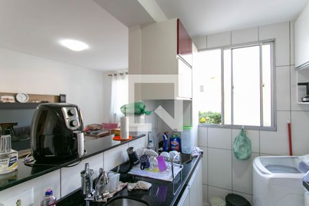 Cozinha e Área de Serviço de apartamento à venda com 2 quartos, 47m² em Castelo, Belo Horizonte