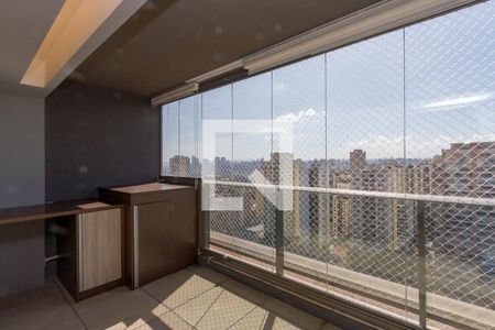 Varanda de kitnet/studio para alugar com 1 quarto, 41m² em Brooklin Paulista, São Paulo