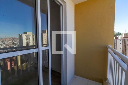 Varanda da Sala de apartamento para alugar com 2 quartos, 48m² em Jd Iraja, São Bernardo do Campo