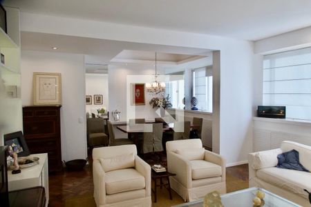 Sala  de apartamento à venda com 4 quartos, 135m² em Lagoa, Rio de Janeiro